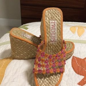 Two Lips Sandals Size 7